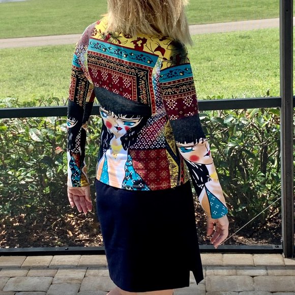 Miss Sixty beaded, embellished long sleeve t-shirt - Picture 3 of 11